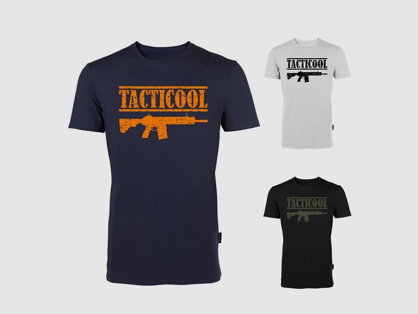 OBRAMO Tacticool Damen T-Shirt Slim Weiß L