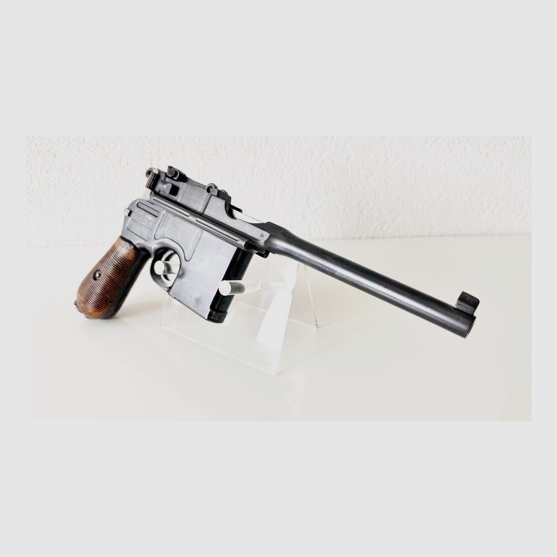 Mauser Mod. C96 mit Anschlagsschaft ngl, originalem Holster 7,63mmMauser
