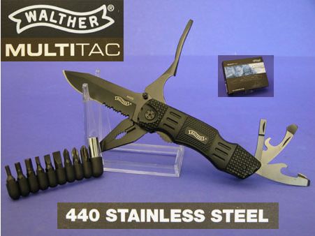 Cuchillo de bolsillo WALTHER MULTI TAC de una mano