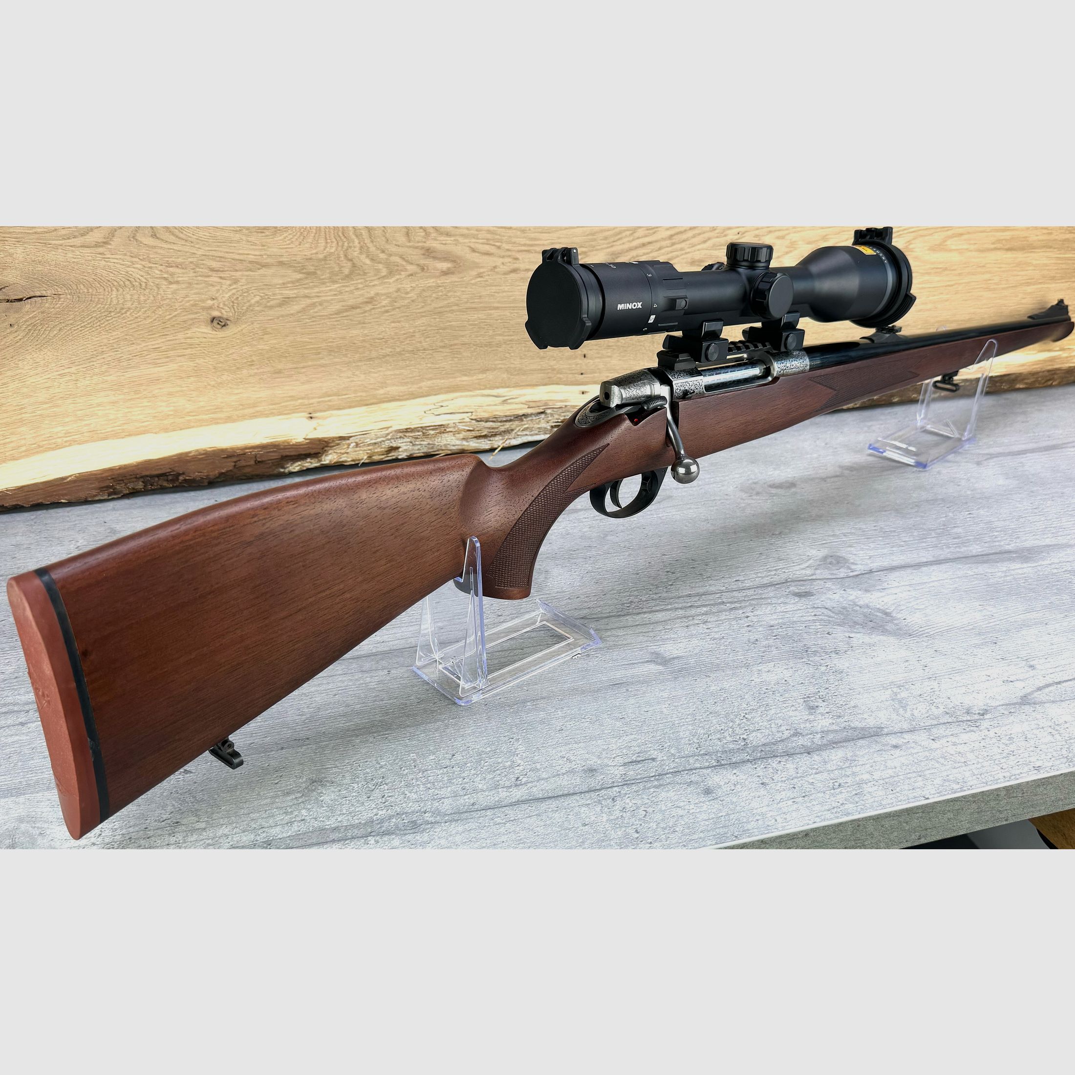 Antonio Zoli Bavaria 1900 Luxus Stutzen Kal.: 8x57JS + Minox Allrounder 2-10x50S + ERA Klemmmontage