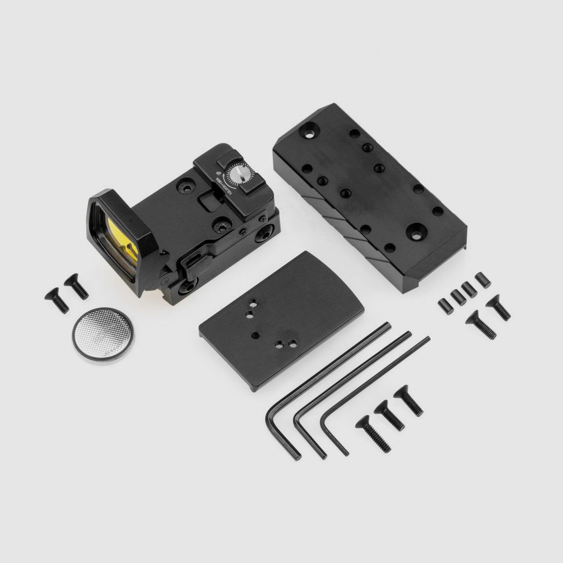 Bundle – RED DOT VISIER + RED DOT SIGHT MOUNT Schiene | Huben GK1 | RMR 3.0 | Doctor | RMSc