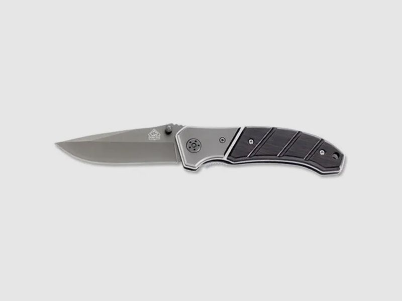 Cuchillo plegable PUMA TEC (420, recubierto de titanio/ébano)