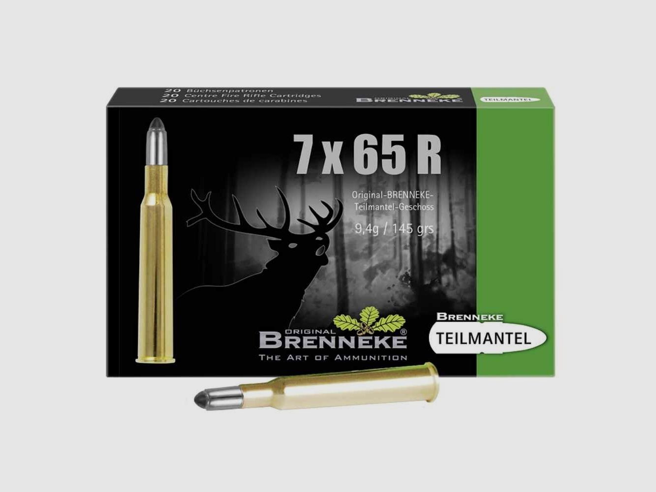 7x65 R Basic Teilmantel 9,4g/145grs. Brenneke