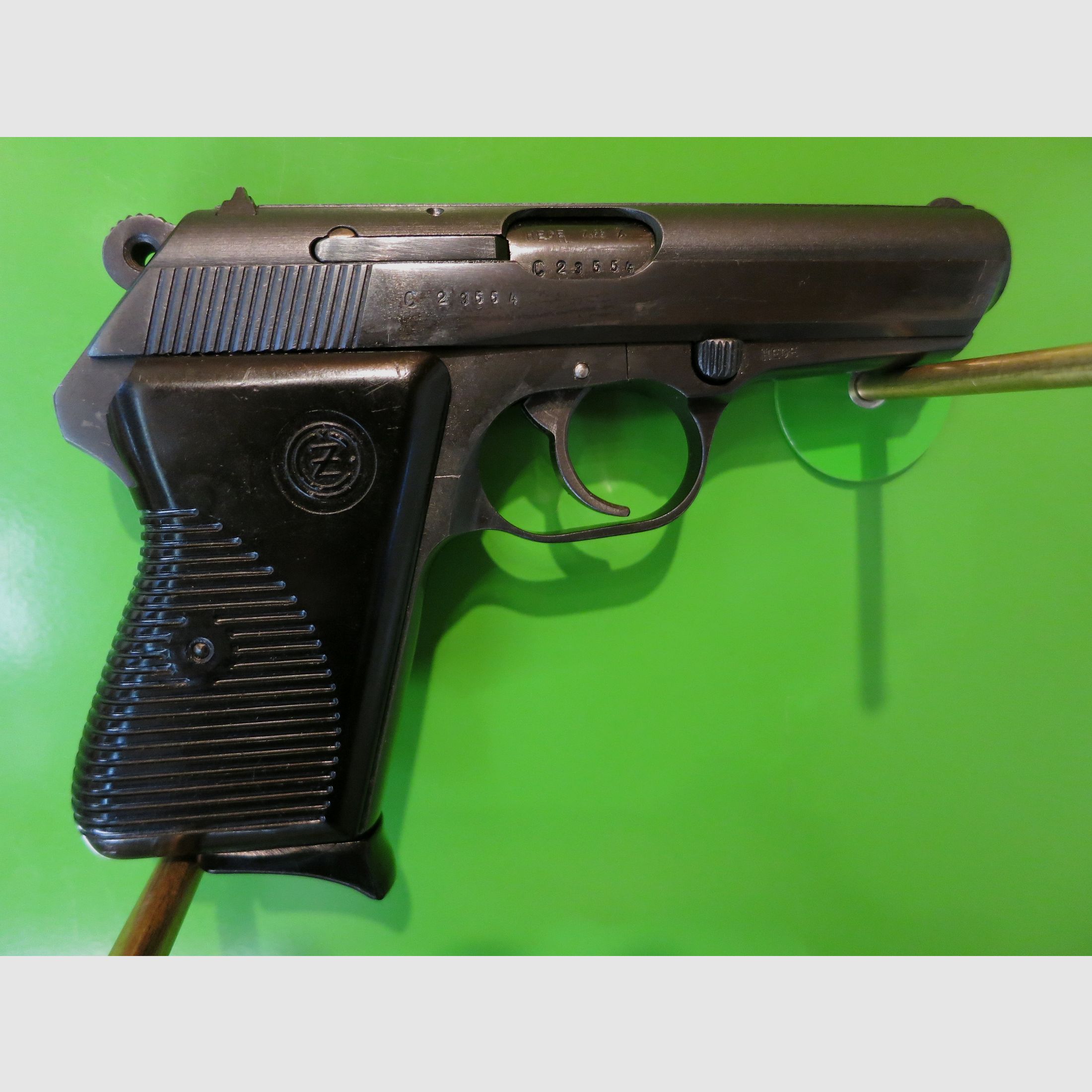 Halbautomatische Pistole, CZ Brünner Waffenwerke - VZOR 50, ČZ 50, 7,65mm Browning       #68-