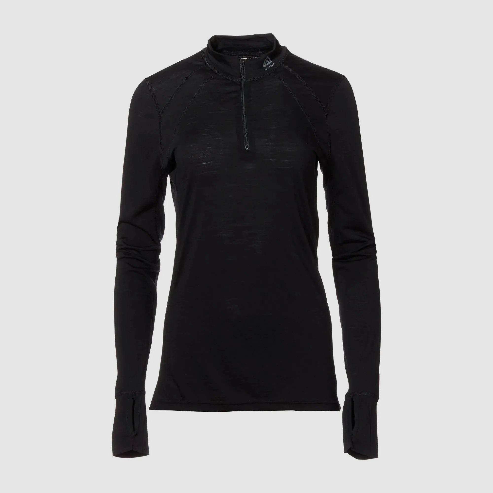 aclima Aclima Pullover LightWool Zip Shirt jet black Frauen