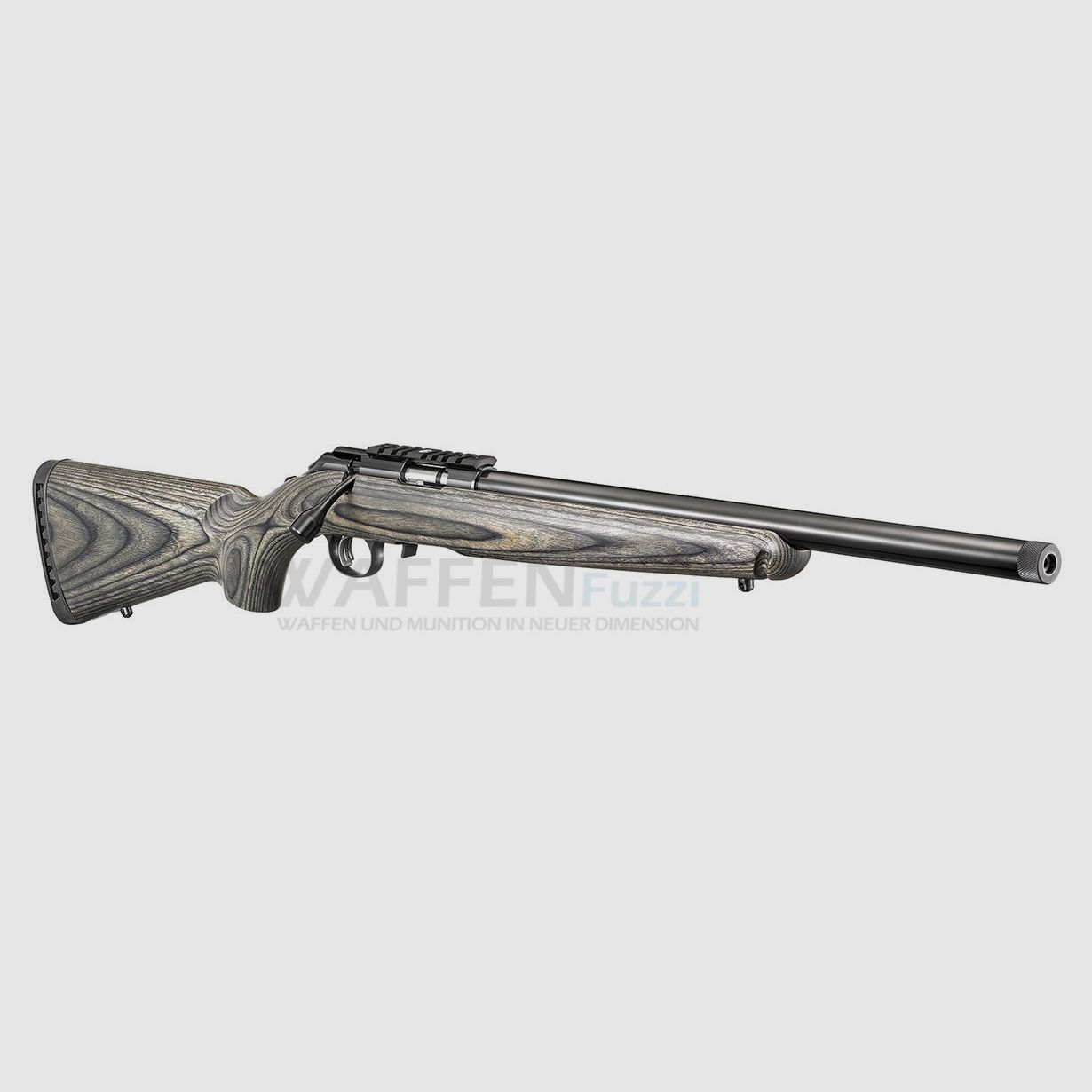 Ruger American Rimfire Target legno laminato calibro .22lr + filettatura