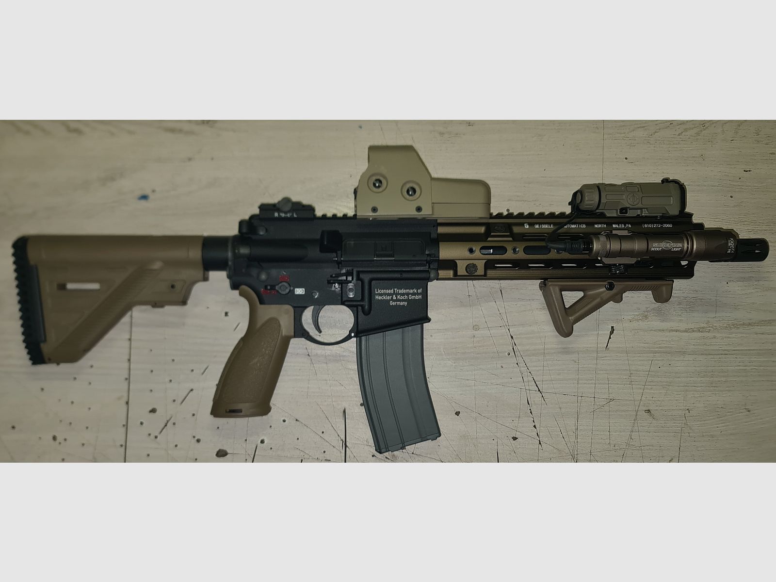 Hk 416 a5 Umbau mit Glock 17gen 5