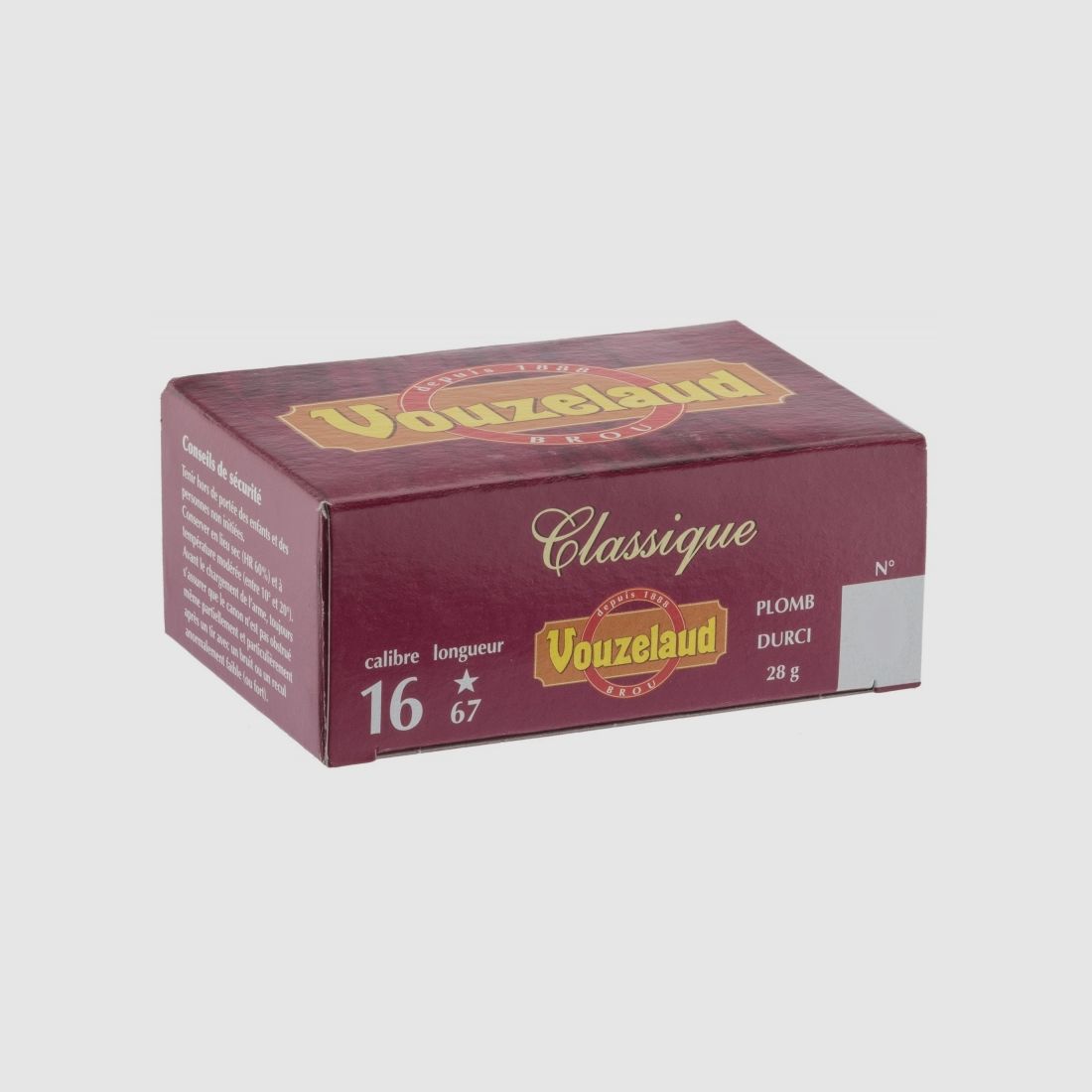 Vouzelaud Cartouches classique plomb n°2
