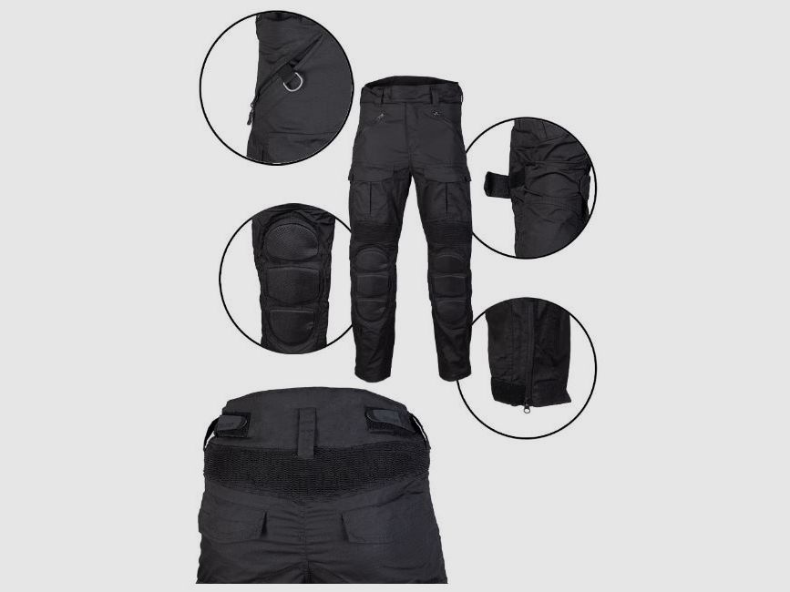 COMBAT PANTS CHIMERA - TAKTISCHE EINSATZHOSE - SCHWARZ, Bild 2 von 2