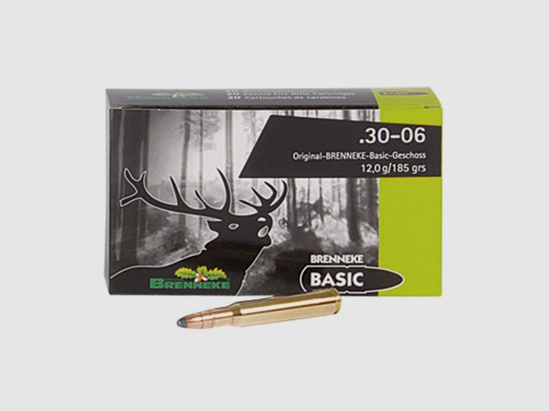 Brenneke .30-06 Sprg. 185GR Basic 20 cartucce