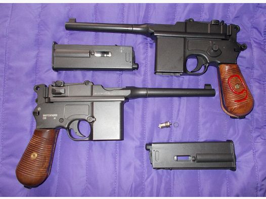 2x UmarexLegends C96 4,5mm BB CO2 Blowback z drewnianymi uchwytami