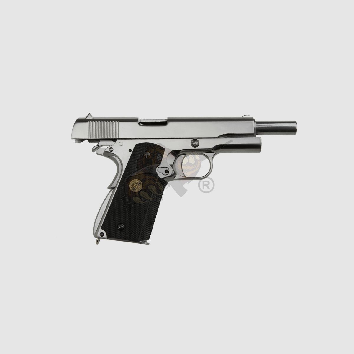M1911 MEU Full Metal, GBB Silber -F-