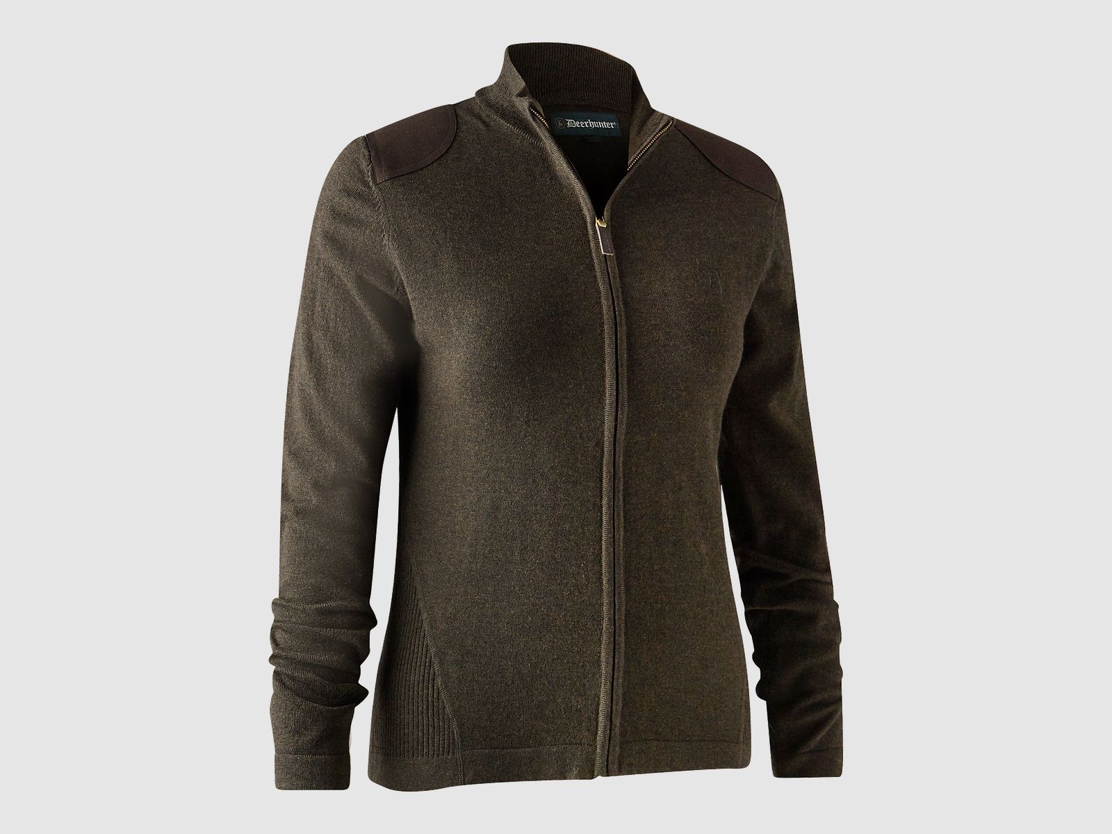 Deerhunter Lady Darlington Cardigan en Tricot Chêne Foncé 38