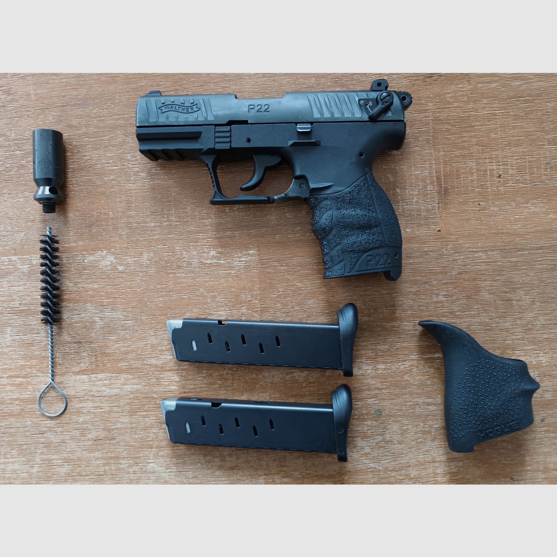 Schreckschuss Pistole Walther P22 Kaliber 9 mm mit Zubehör