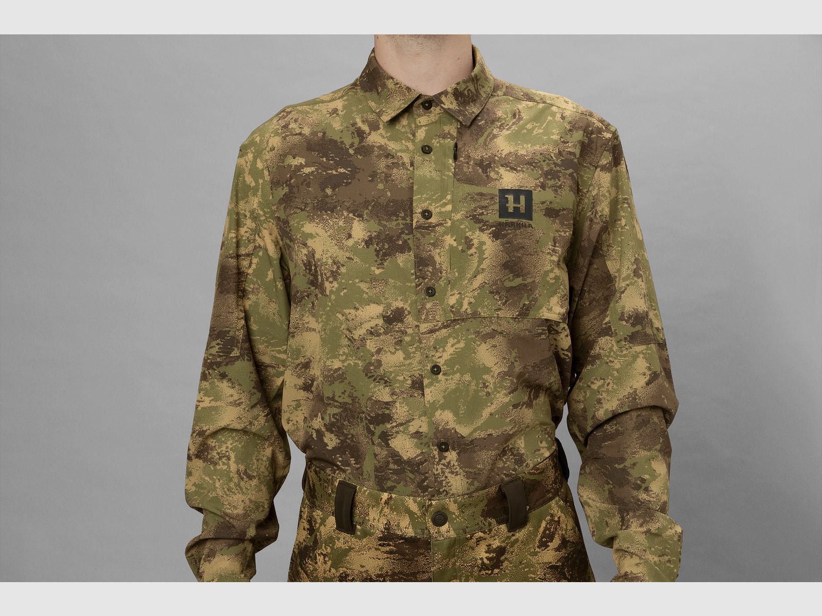 Härkila Deer Stalker Camo Shirt, manica lunga - AXIS MSP®Forest, immagine 4 di 7