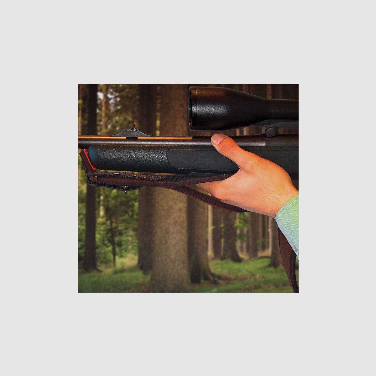NIGGELOH geweerband PULL met SV Trail Geel Rood