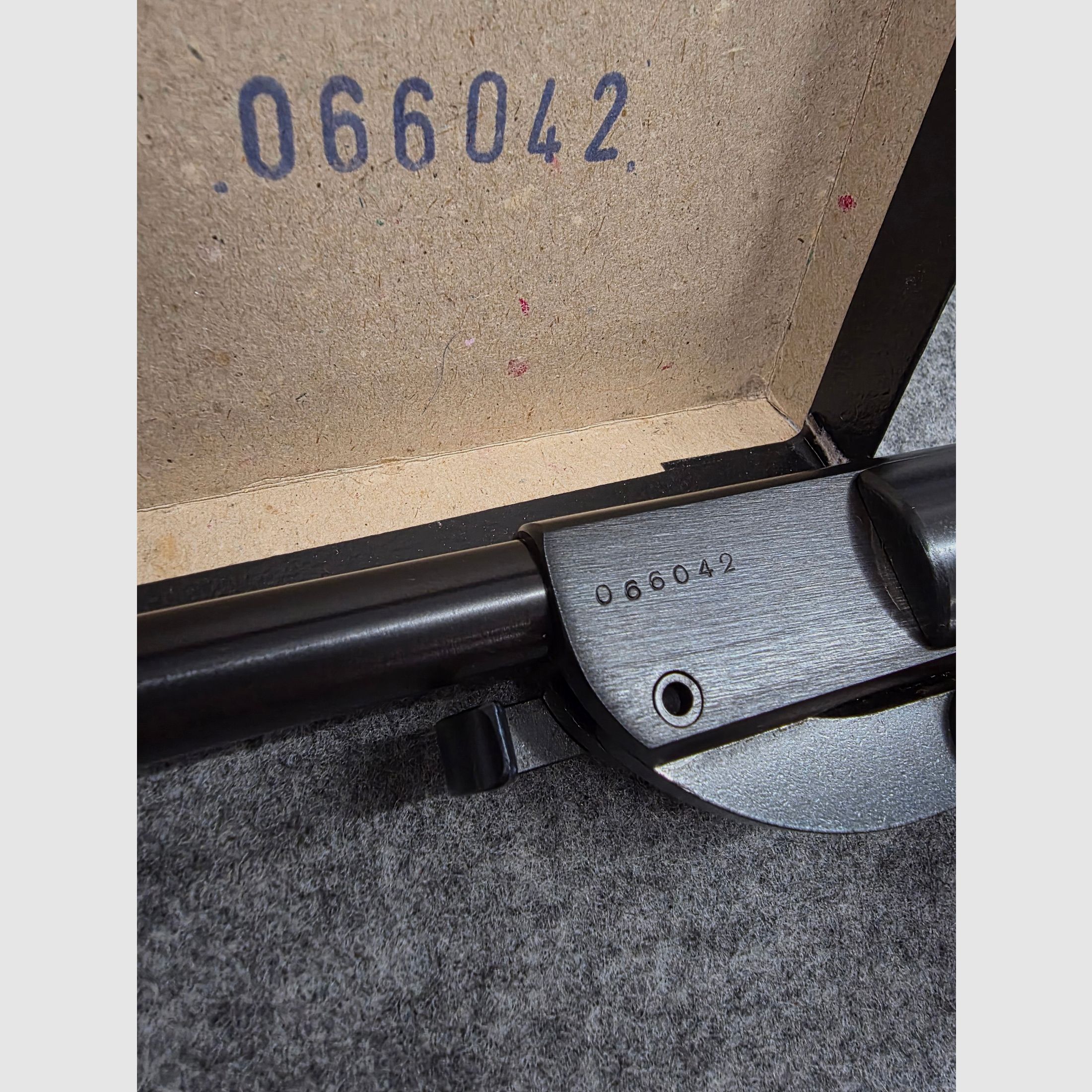 ¡Como comprado ayer en la tienda! Haenel 303 - 8 Super con disparador fino, diopter, cañón plegable, carabina de aire comprimido Kirmes 4.5mm.