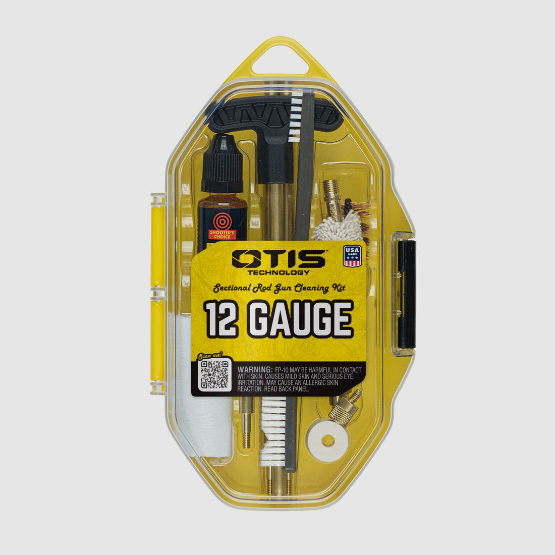 Kit de nettoyage pour fusil Otis .12 avec boîte de rangement