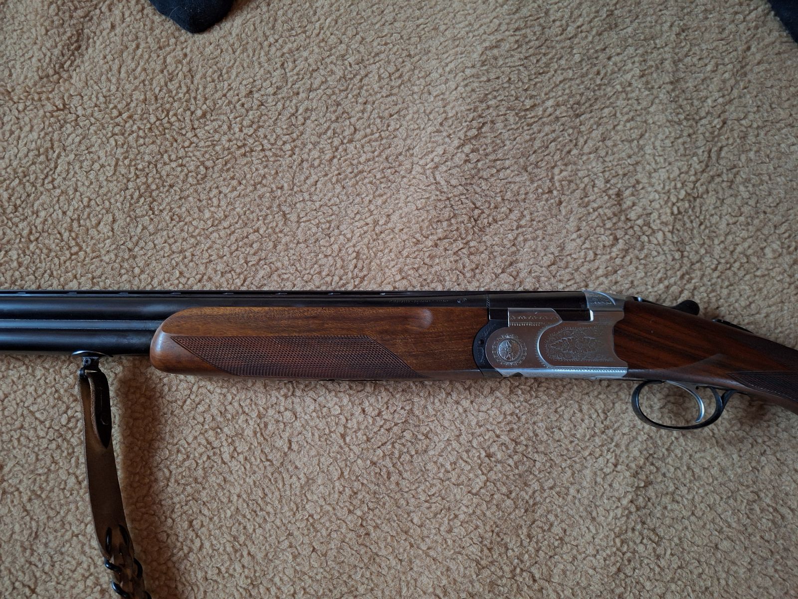 Escopeta de doble cañón superpuesta de Beretta, modelo B25, calibre 12/70