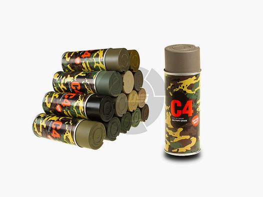 C4 Mil Grade Color Spray – Grigio Camouflage RAL 7050