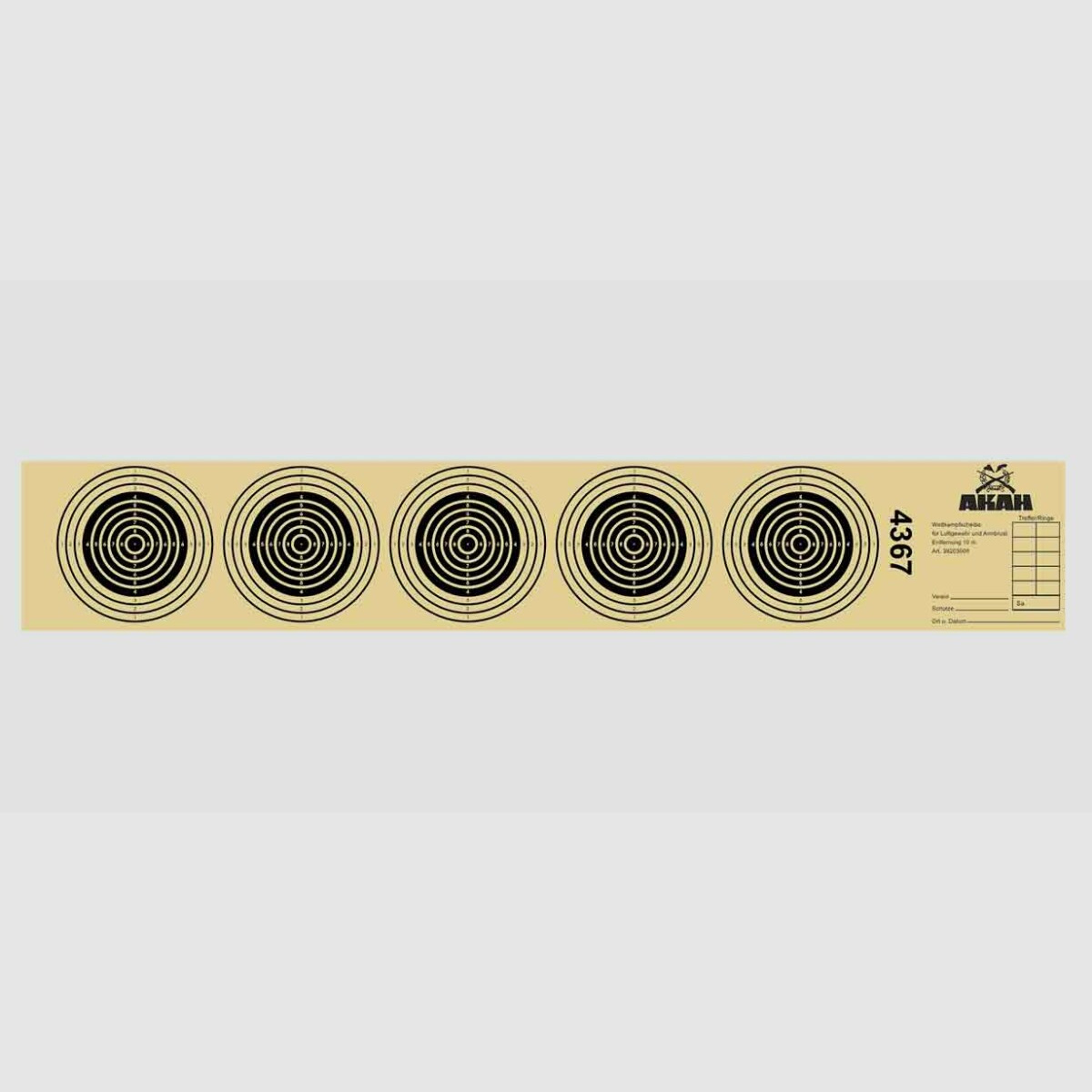 AKAH LG 5-piece strip 250
