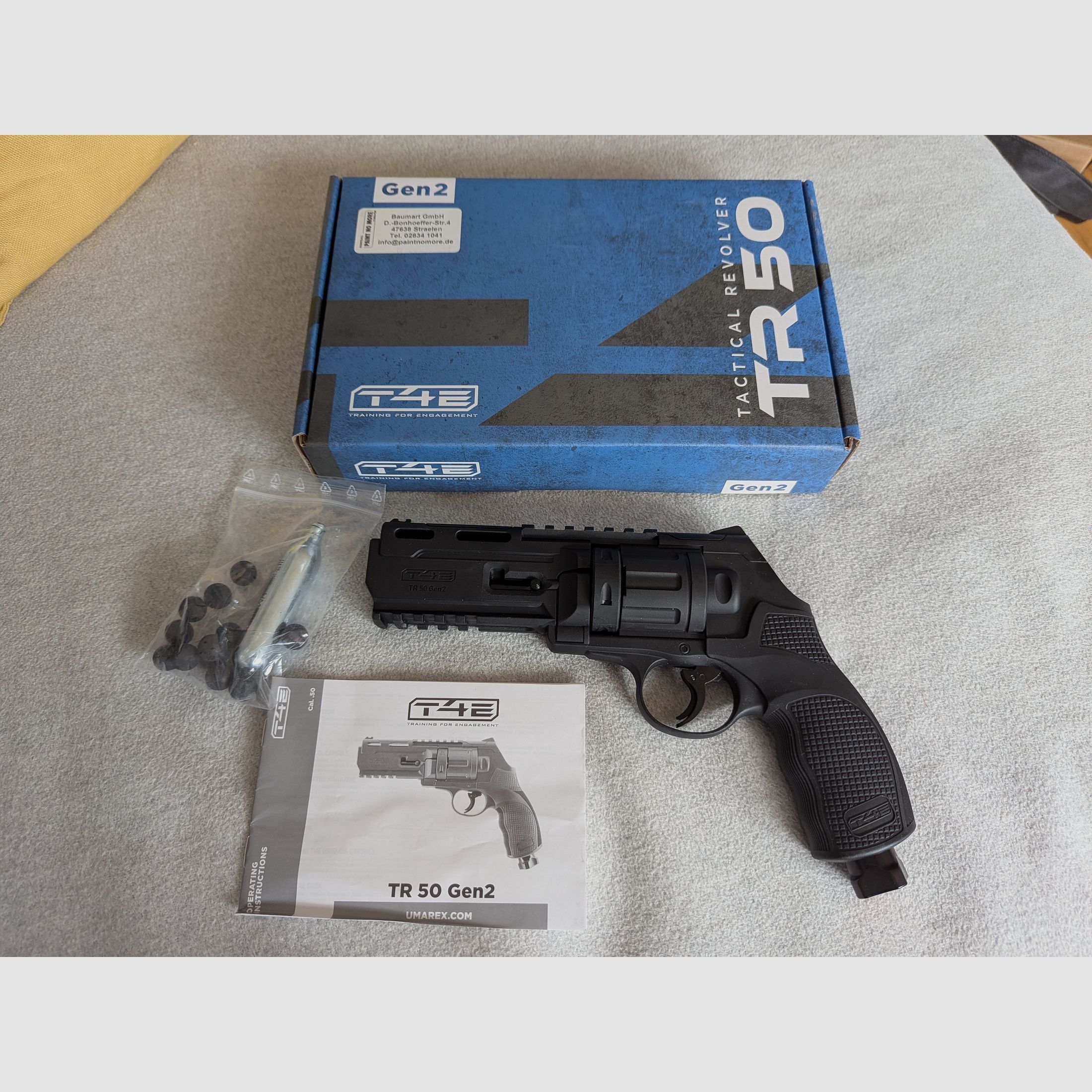 Umarex T4E Defense TR 50 / HDR 50 Gen2 | Cal. 50 | CO2 - 7.5 Joules | 6 shots