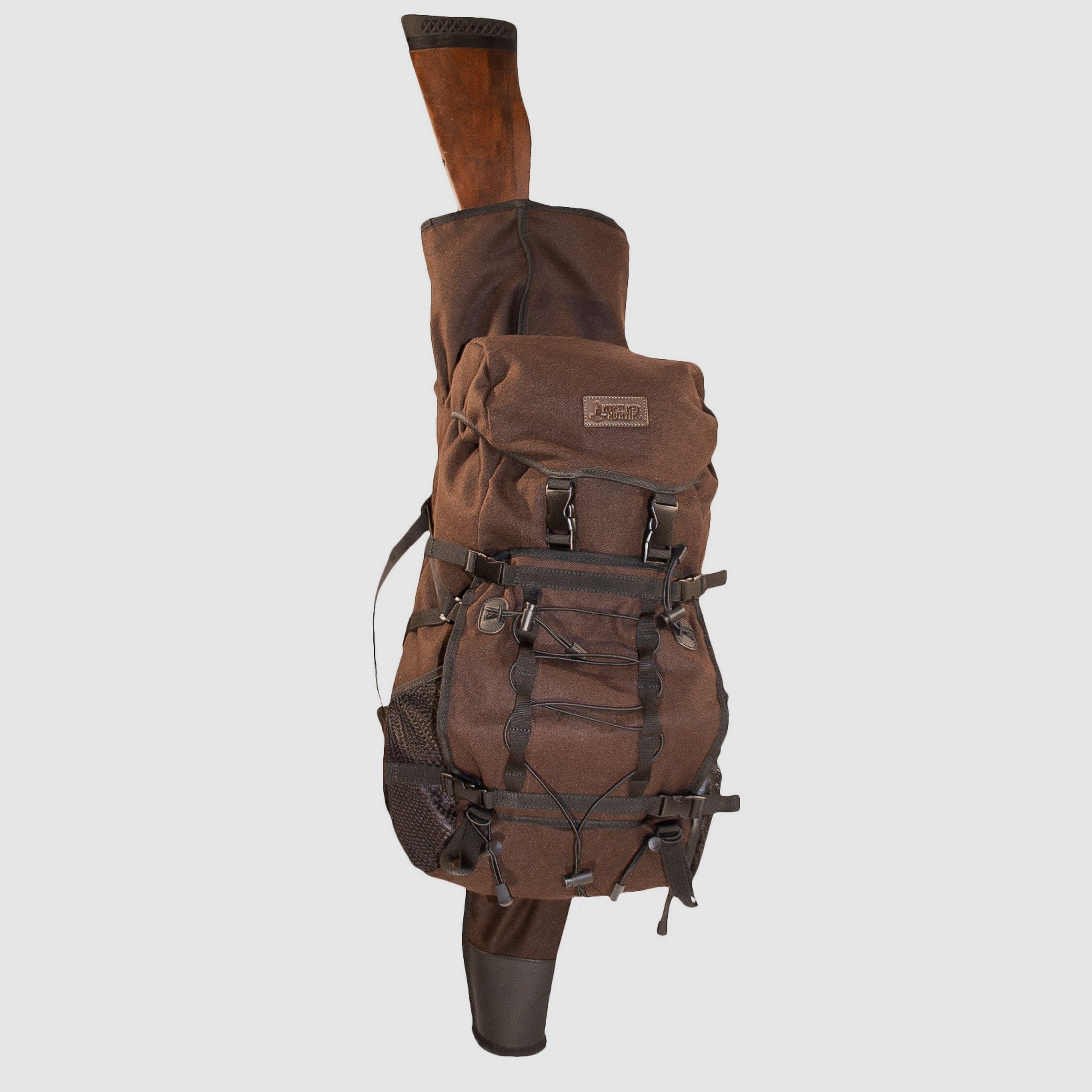 Mjoelner Hunting Loden-Rucksack Arild mit Gewehrtragesystem