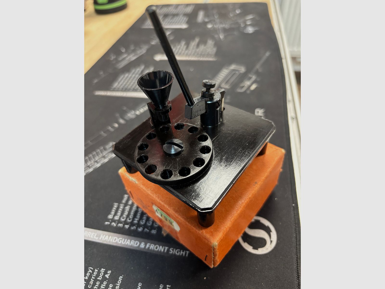 Rarität ! 4mm Lang Zimmerstutzen Kugelsetzgerät Neuwertig in OVP Sammler !!