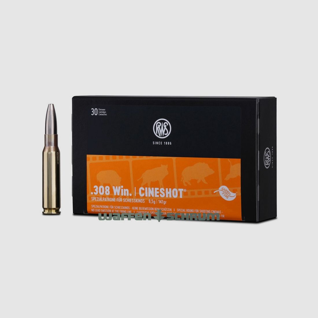 RWS Cineshot 9,5g - 147gr .308Win paquete de 30.