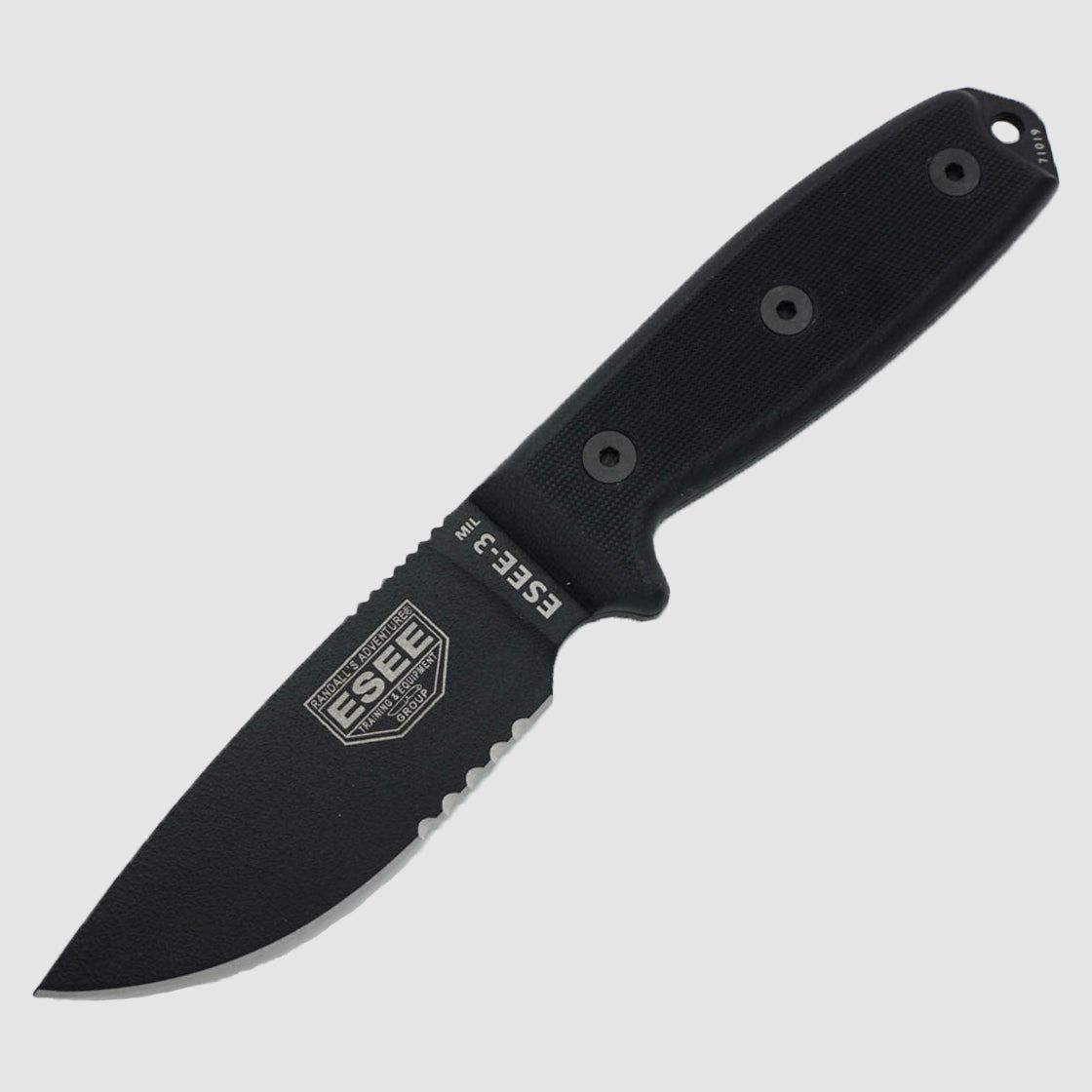 Survivalmesser MODEL 3 MIL, Teilwellenschliff, Bild 1 von 2