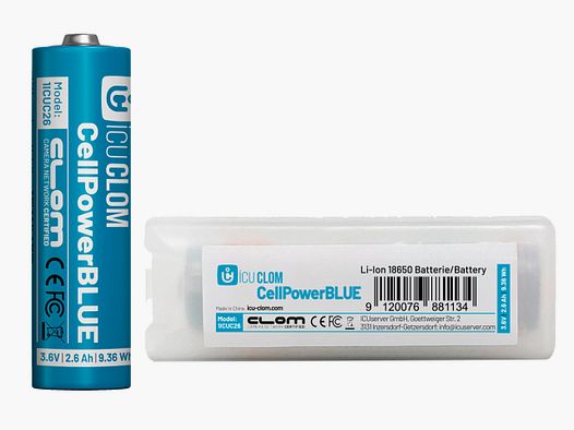 ICU Akku Clom CellPower Blue