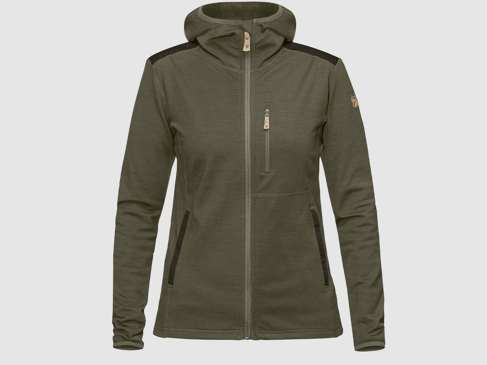 Fjällräven Fleecejacke Keb Laurel Green-Deep Forest