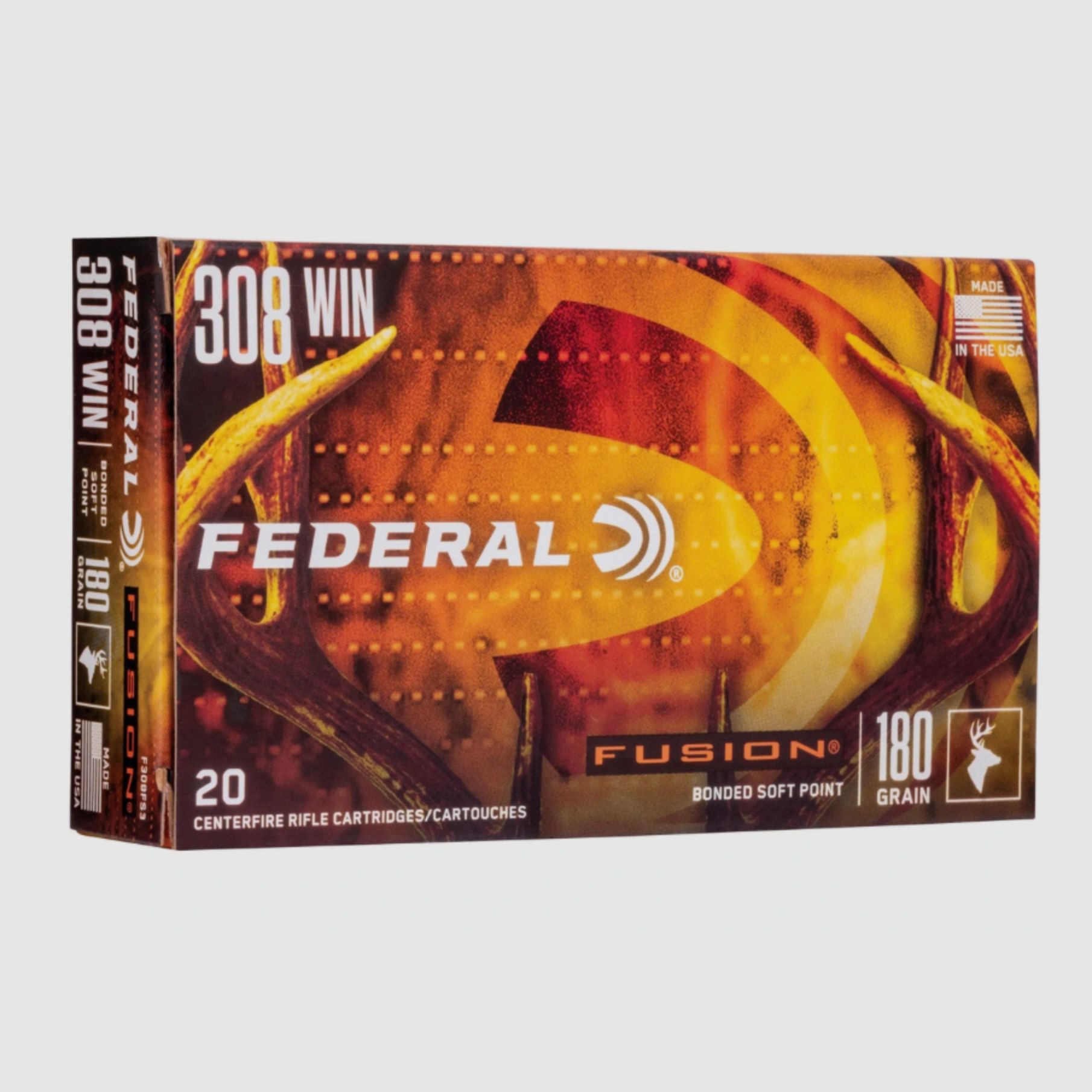 Federal Ammunition 2007942 .308 Win. Fusion 11,7g 180grs. 20 Stück