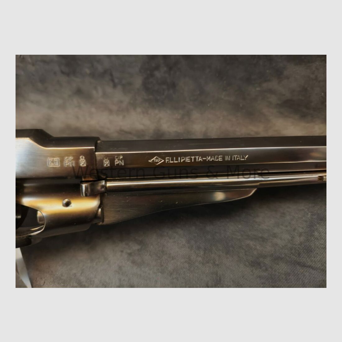 Pietta Perk.-Revolver Remington 1858 TEXAS BUFFALO Nickel-Finish Caliber: 44 (BP)