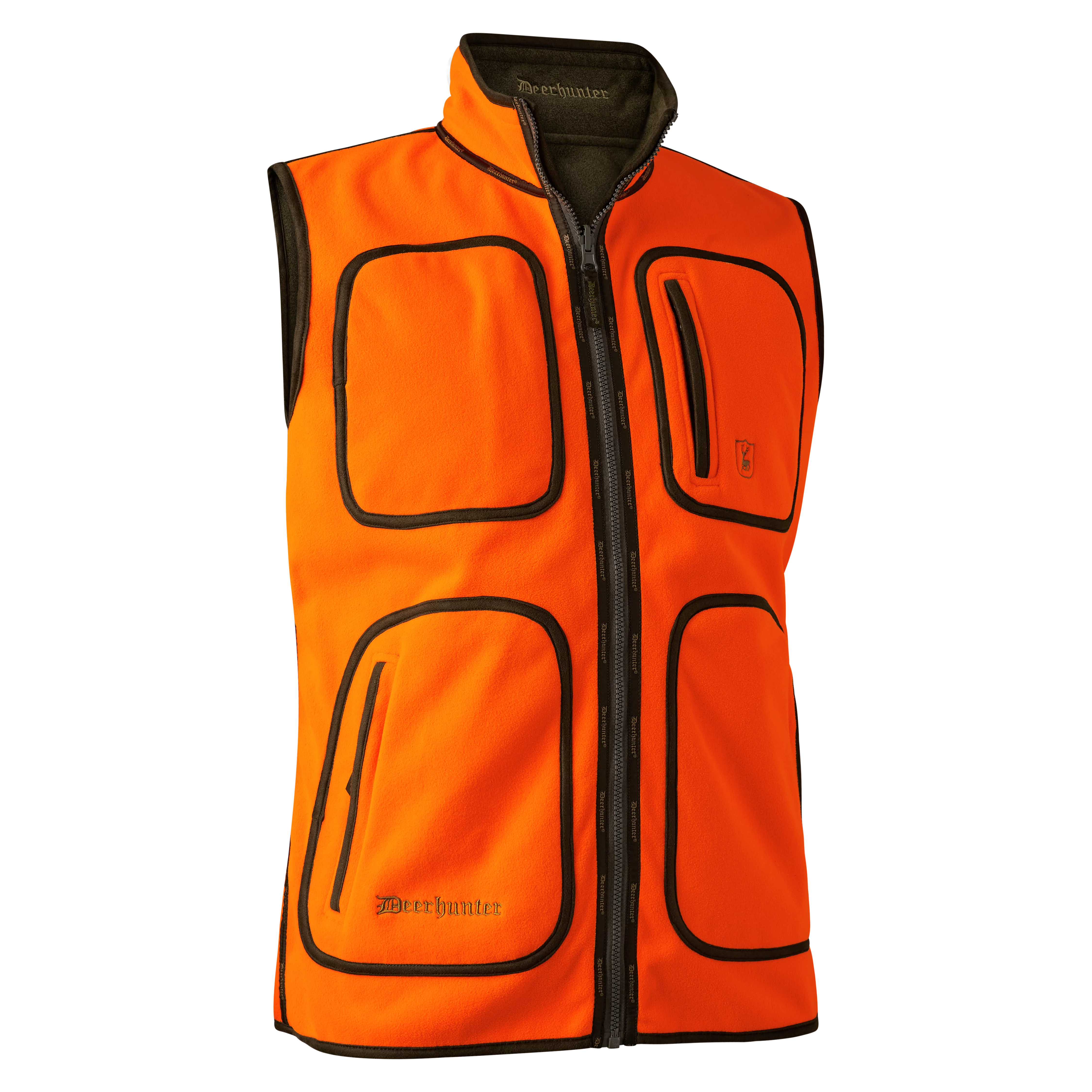 Gamekeeper Wendbare Fleece Weste - Safety Orange, Bild 2 von 6