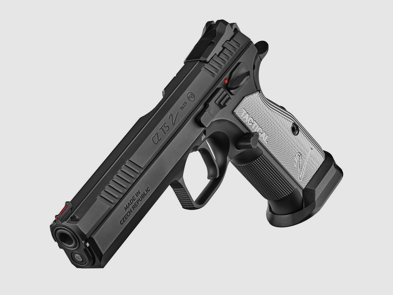 CZ TS 2 Silver Kaliber 9 mm Luger - Magazinkapazität 20 Patronen Pistole