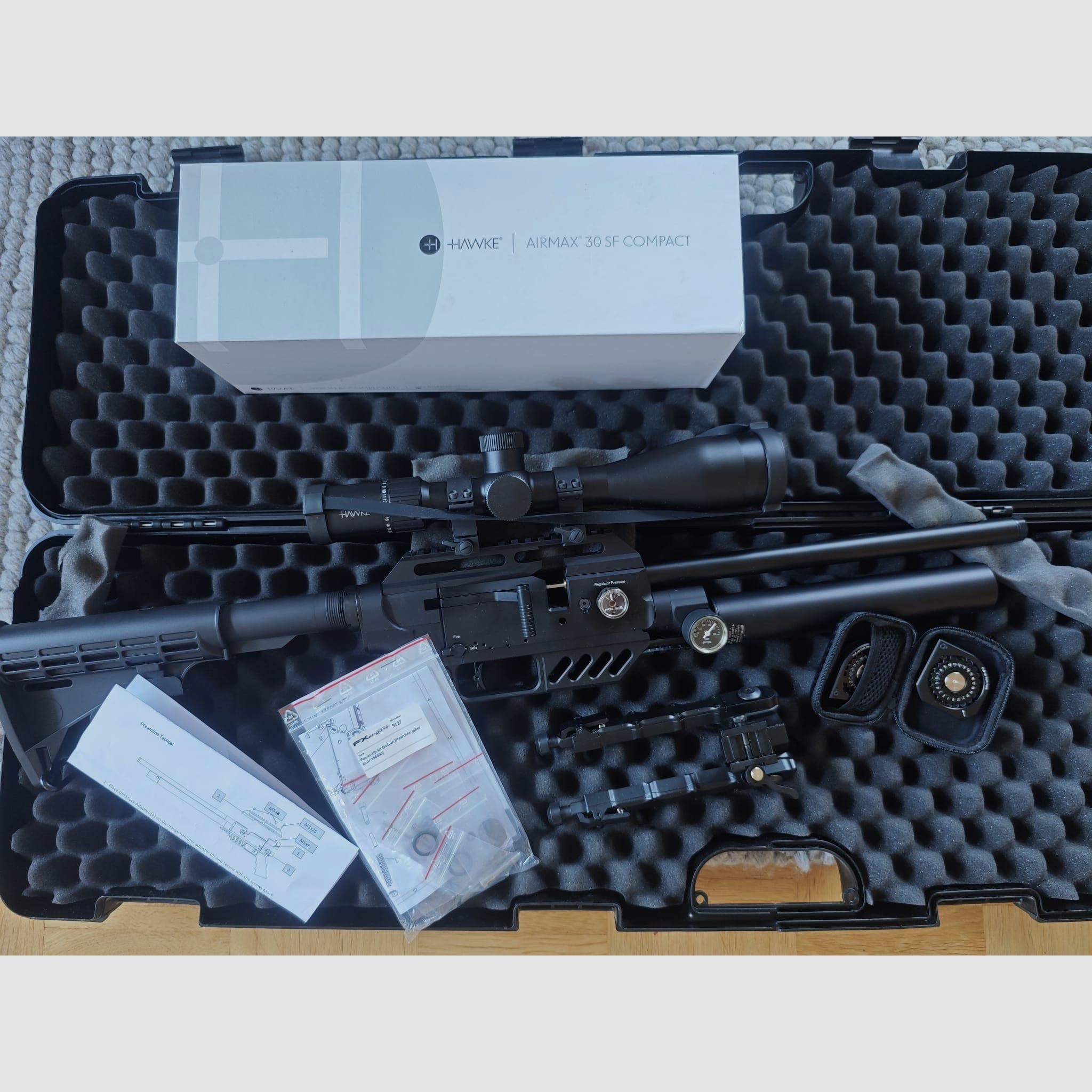 FX Dreamline Tactical Compact F – 4,5 mm / 7,5 J – Komplettset
