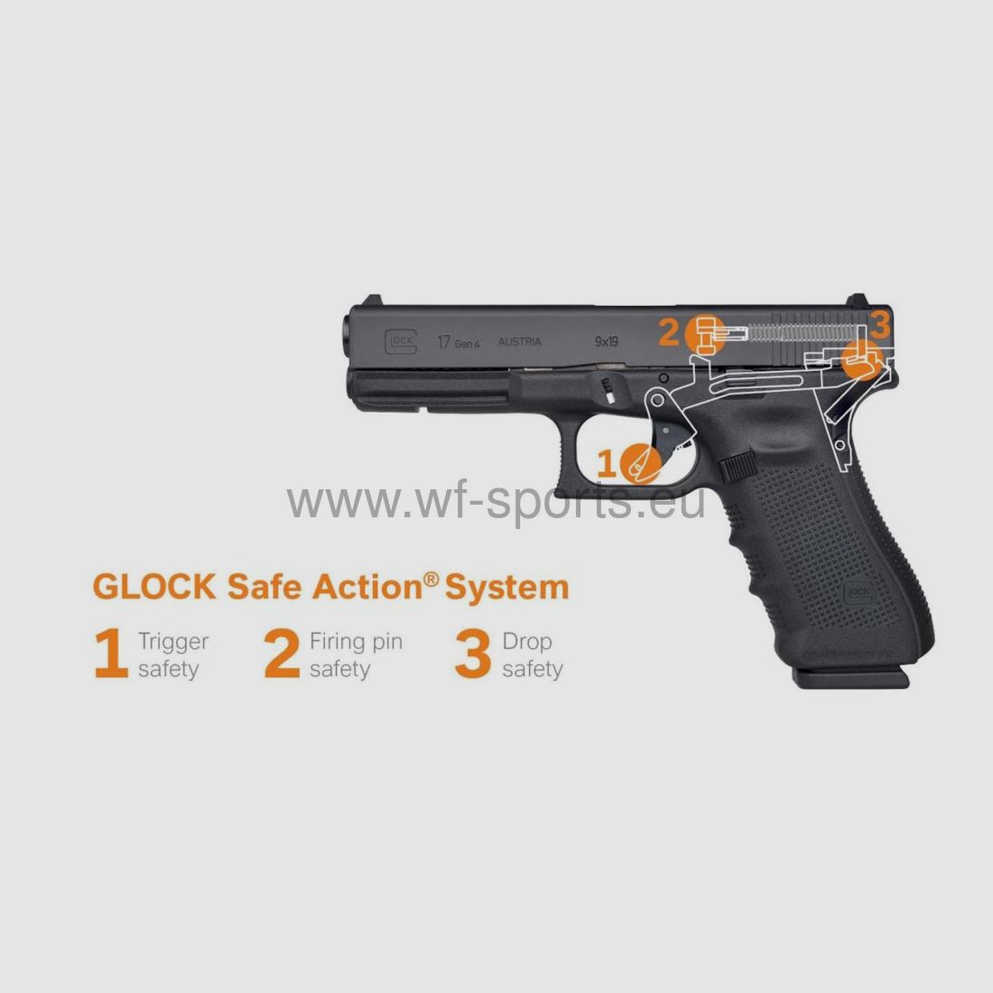 Glock 17 Gen5 WF-sports.eu Glock 17 Gen5, Bild 3 von 5
