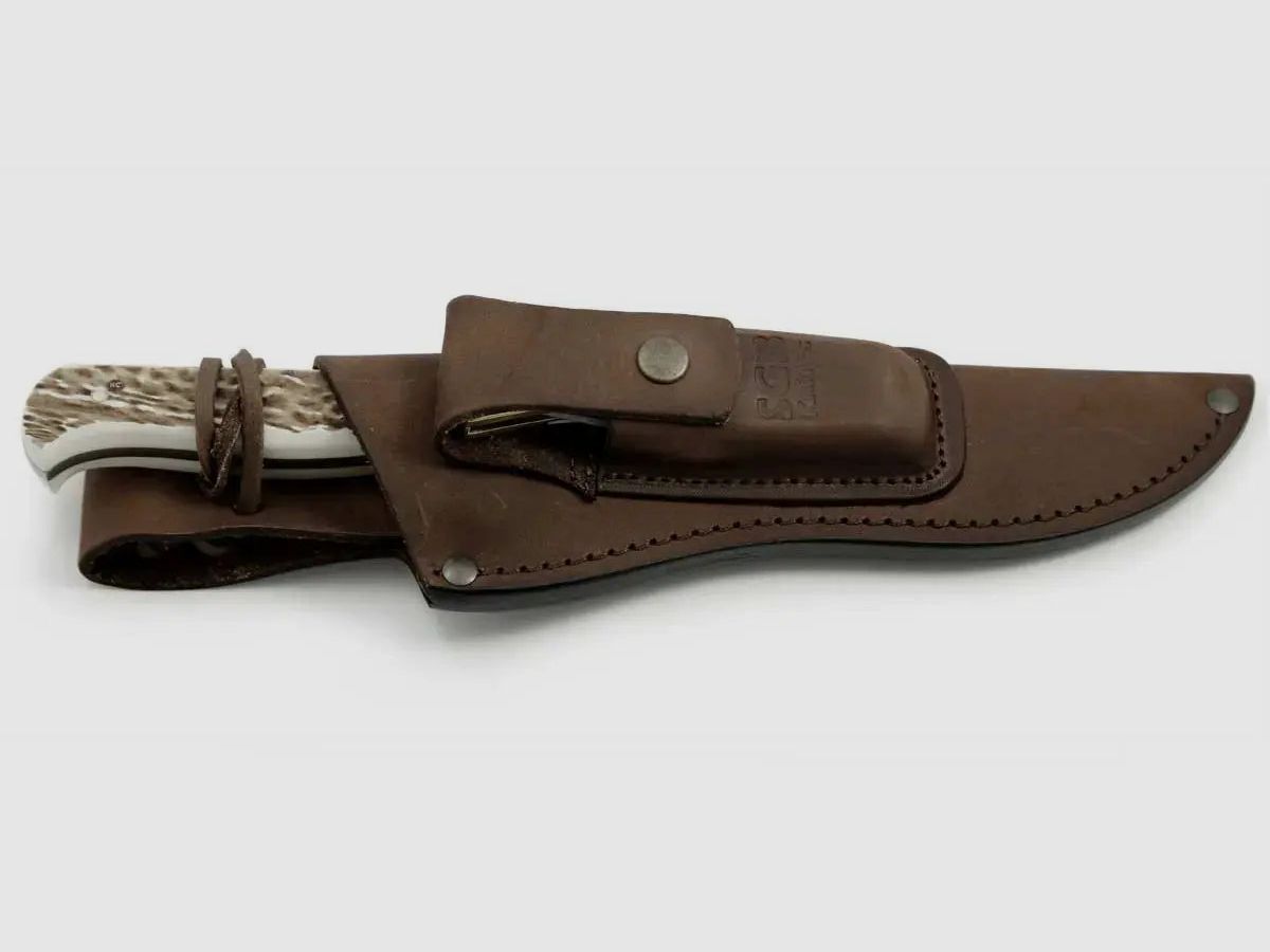 PUMA SGB Bowie / Whitetail, POM Commando Stag