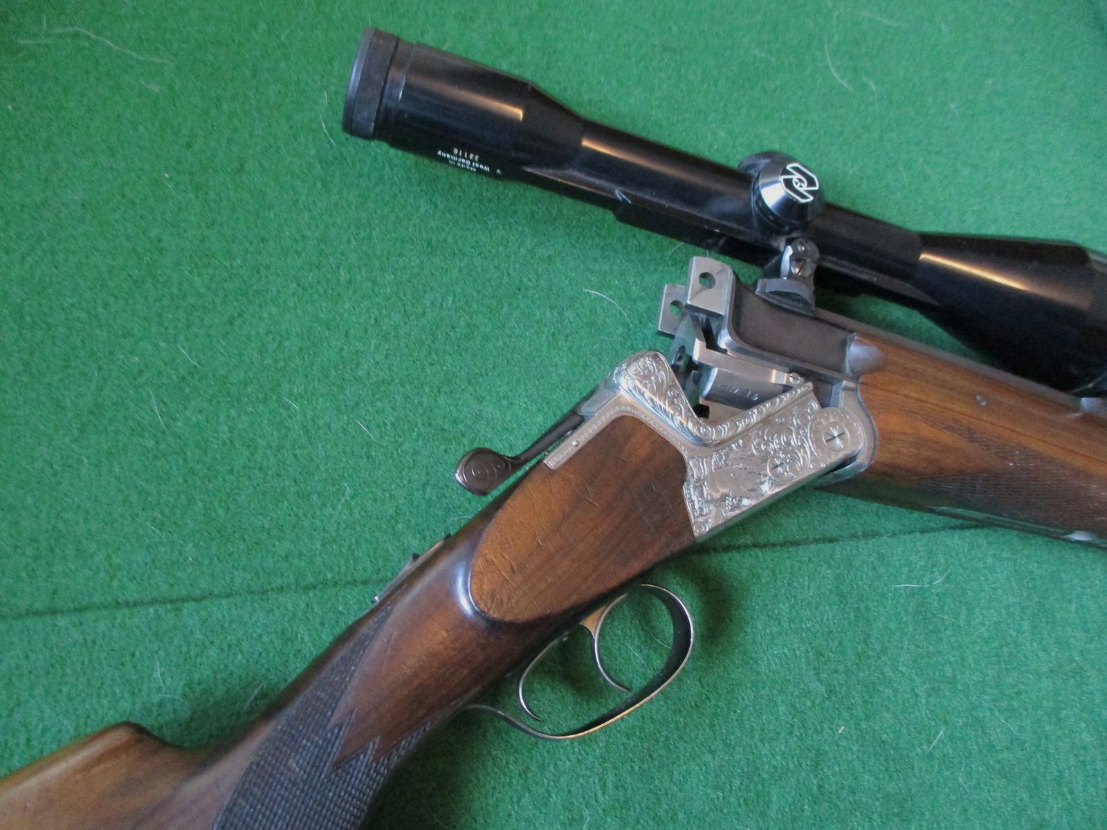 Bockdoppelbüchse, Berg und Tal, Heym, Kal. .30-06 u 5,6x50 R Mag