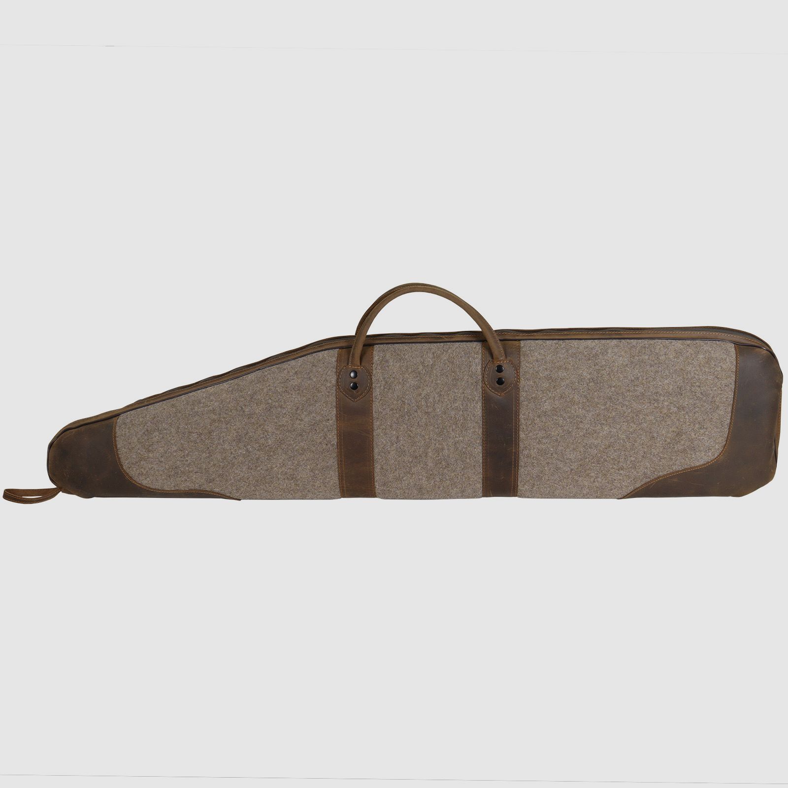 Polsterfutteral Wollfilz/Büffelleder selbstaufblasbar