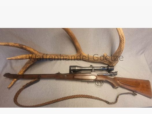Mauser , eleganter Umbau im englischen Stil, Sammlerwaffe 7x57