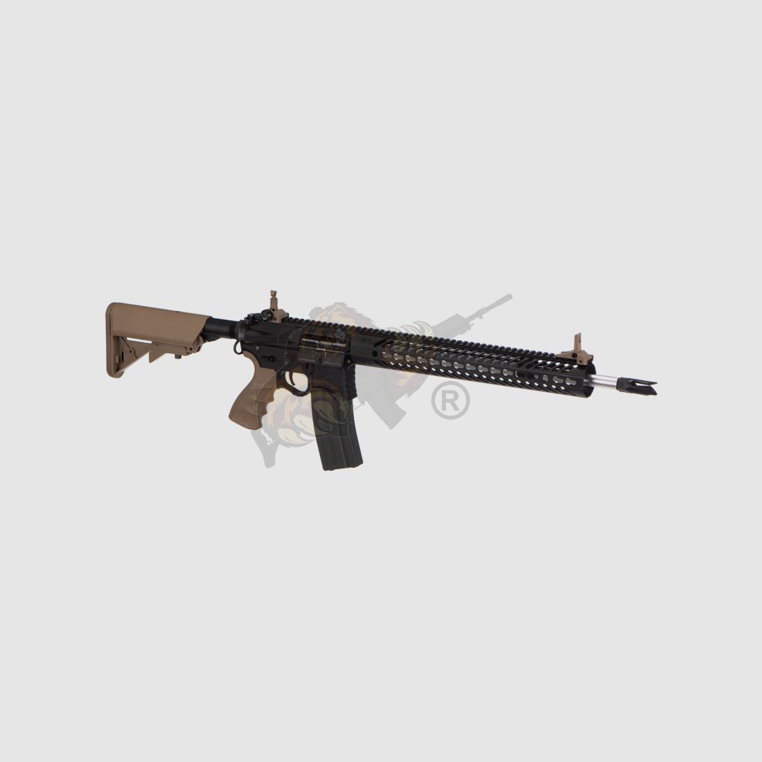 G&G Seekins Precision AR15 SBR8 Dual Tone Schwarz/Desert Airsoft S-AEG frei ab 18