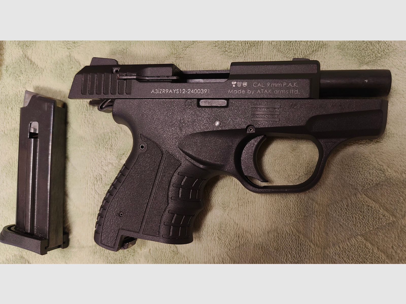 Zoraki 906-P Schreckschusspistole P.A.K. PTB 1099
