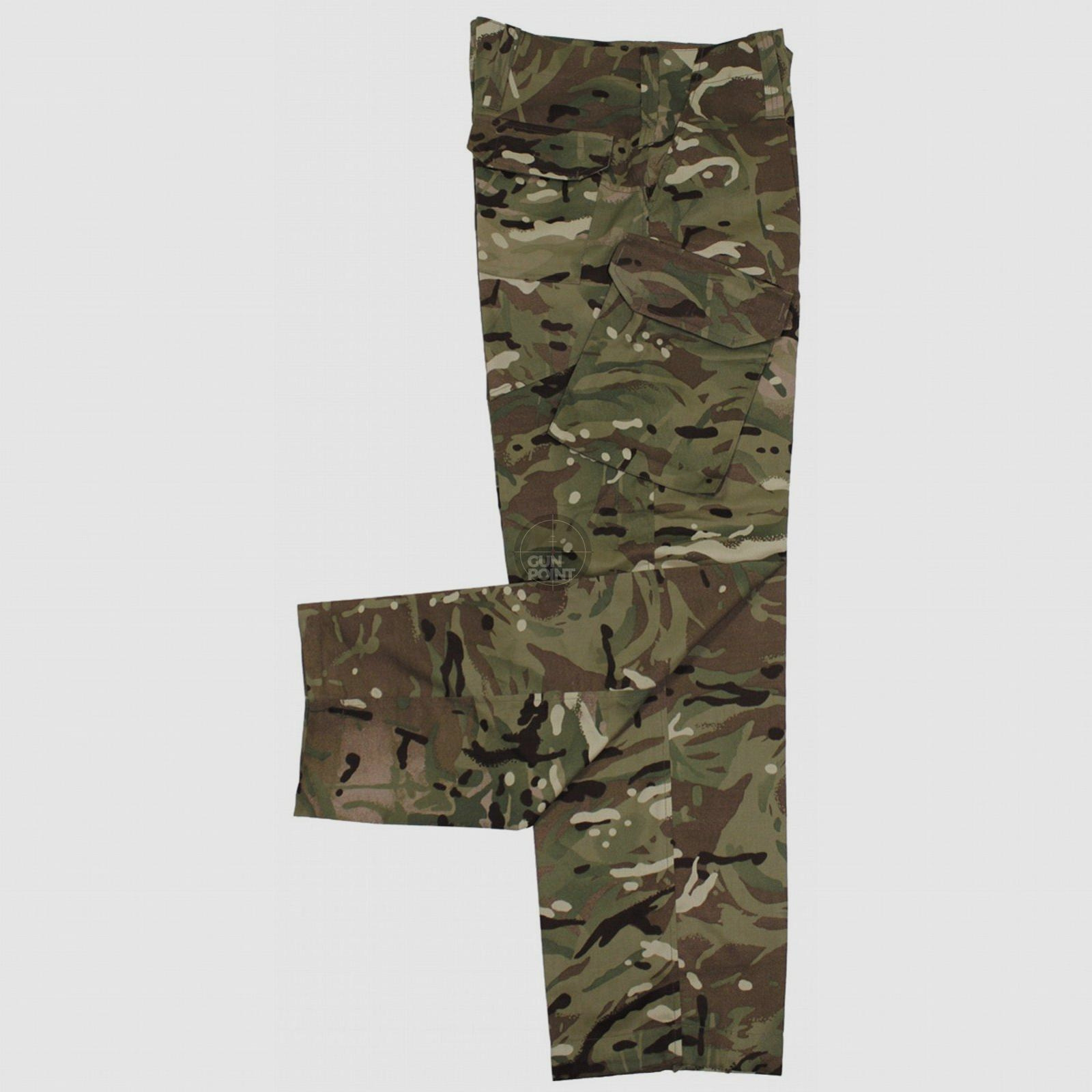 Pantaloni da campo britannici, "Temperate", mimetica MTP, come nuovi