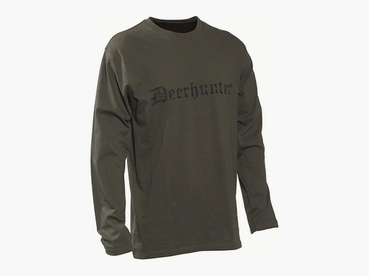 Deerhunter Shirt Herren Langarm - Oliv  XL