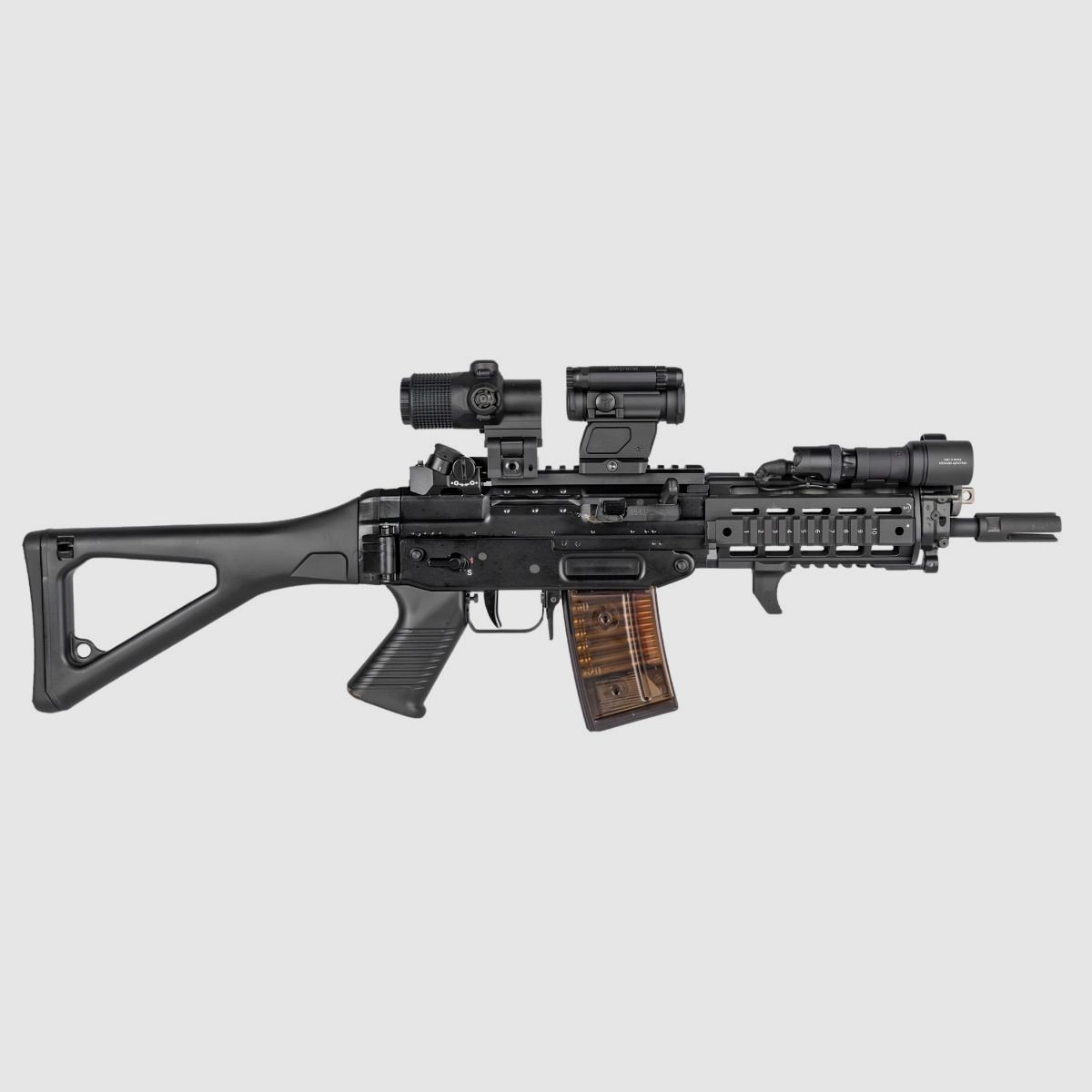 Arisaka - Latarka 18350 Series Light z głowicą Malkoff E2XTLv3 - Czarna - Bez włącznika, zdjęcie 5 z 8