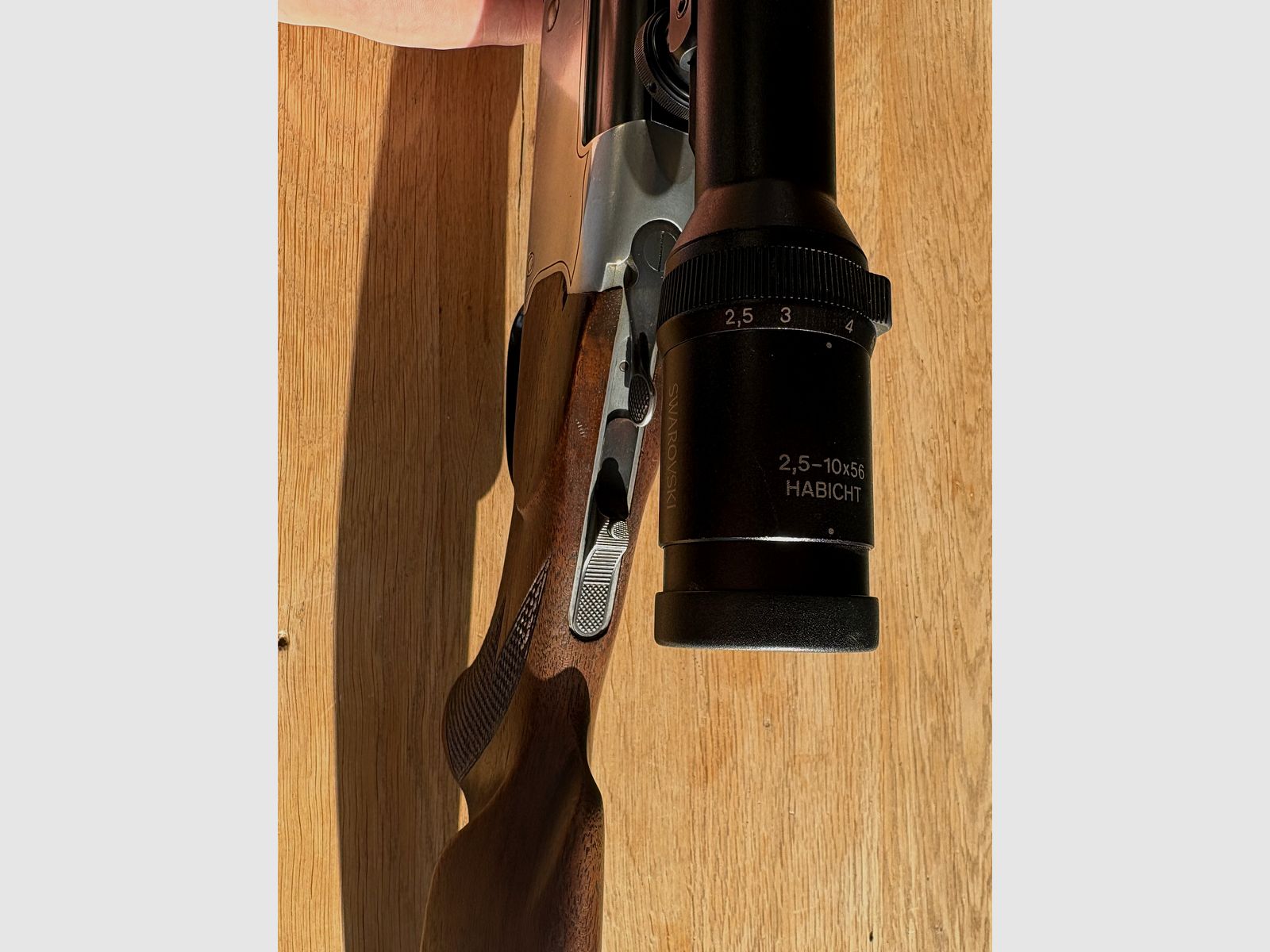 BBF Heym 22 S2 Handspanner .30-06  & 12/70 + Einstecklauf 5,6x52R, Swarovski Habicht 2,5-10x56 LP
