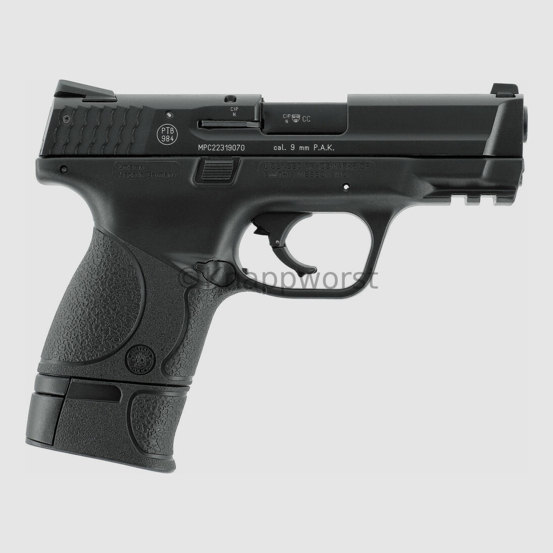 Umarex S&W M&P 9C - 12 schüssig 9mm P.A. brüniert