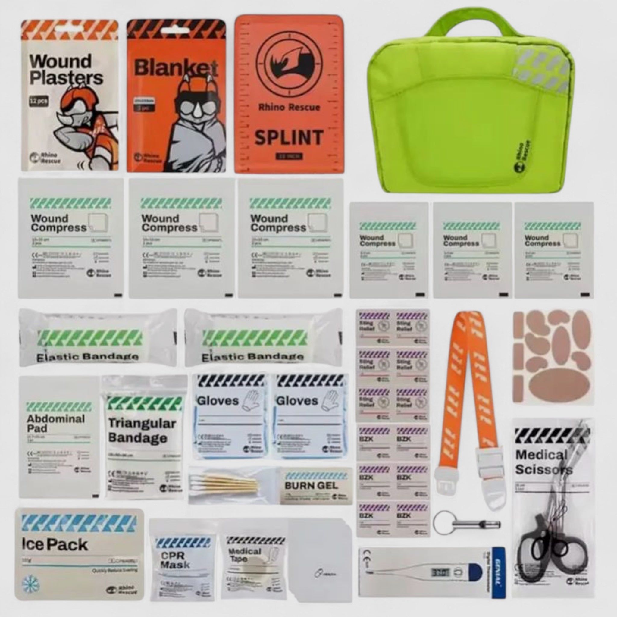 Rhino Rescue Outdoor Primary First Aid Plus Outdoor Erste-Hilfe-Set
